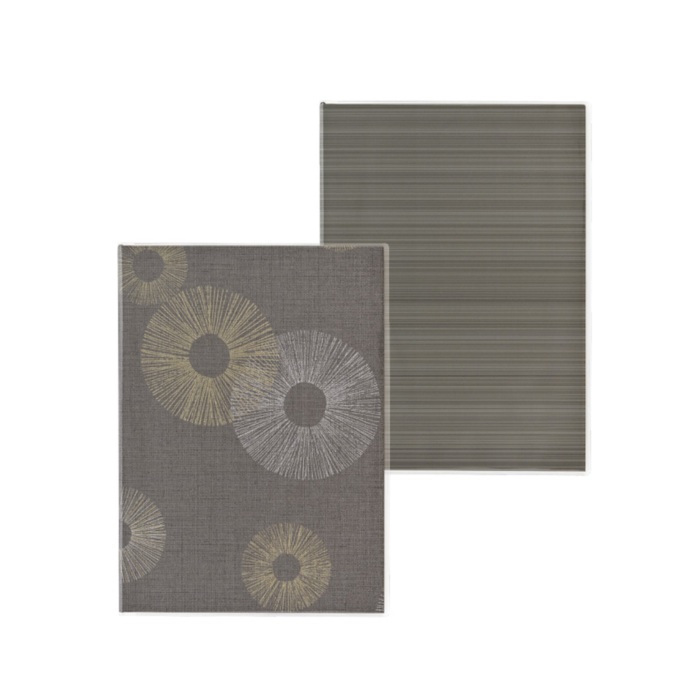 グレー（横縞）