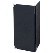 アーバンメニュー UM-2 スリム 黒 33003BLK　1冊セット