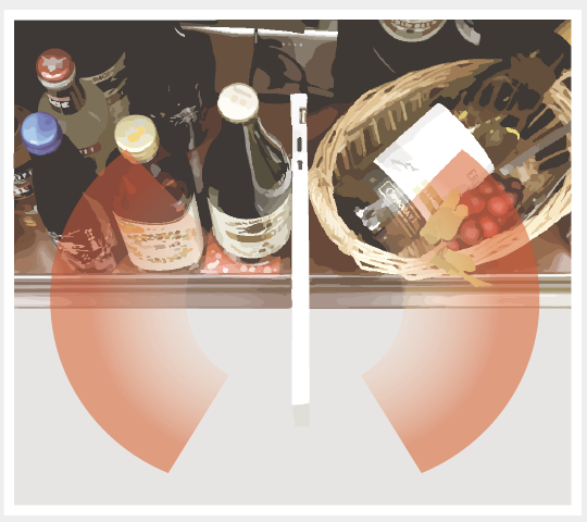 両面型で可視範囲の拡大