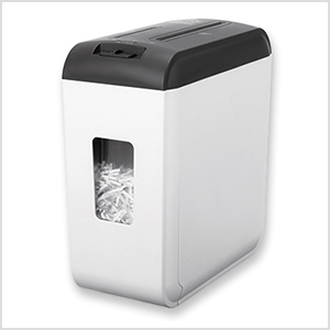 透明窓で細断クズがはっきり見える