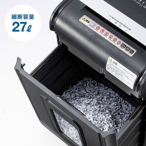 ダストボックス容量は約27L