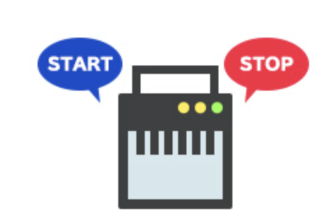 自動的に細断・停止